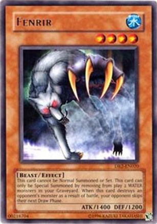Fenrir (DR2-EN020) - Dark Revelation Volume 2 Unlimited - Premium Yugioh Single from Konami - Just $2.75! Shop now at Game Crave Tournament Store
