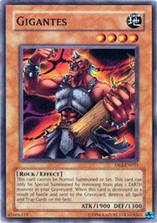 Gigantes (DR2-EN021) - Dark Revelation Volume 2 Unlimited - Premium Yugioh Single from Konami - Just $0.86! Shop now at Game Crave Tournament Store