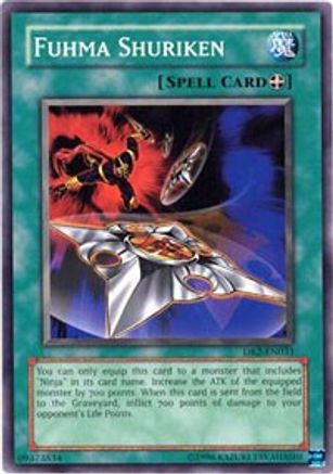 Fuhma Shuriken (DR2-EN031) - Dark Revelation Volume 2 Unlimited - Premium Yugioh Single from Konami - Just $0.51! Shop now at Game Crave Tournament Store