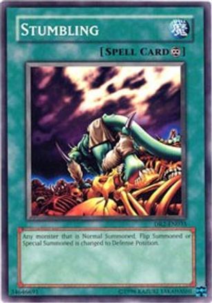 Stumbling (DR2-EN035) - Dark Revelation Volume 2 Unlimited - Premium Yugioh Single from Konami - Just $1.39! Shop now at Game Crave Tournament Store
