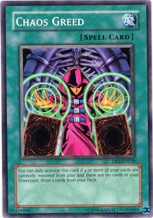 Chaos Greed (DR2-EN038) - Dark Revelation Volume 2 Unlimited - Premium Yugioh Single from Konami - Just $0.27! Shop now at Game Crave Tournament Store