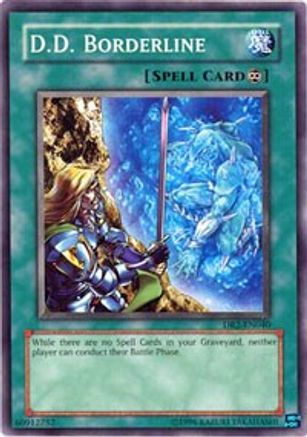 D.D. Borderline (DR2-EN040) - Dark Revelation Volume 2 Unlimited - Premium Yugioh Single from Konami - Just $0.25! Shop now at Game Crave Tournament Store