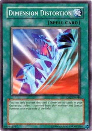 Dimension Distortion (DR2-EN044) - Dark Revelation Volume 2 Unlimited - Premium Yugioh Single from Konami - Just $0.25! Shop now at Game Crave Tournament Store