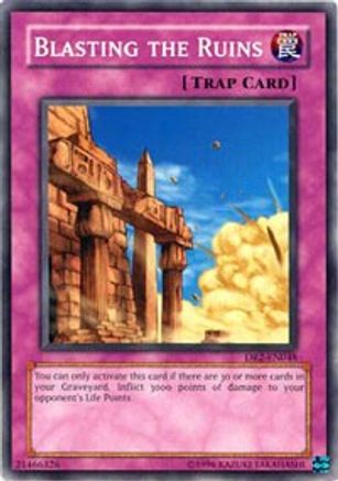 Blasting the Ruins (DR2-EN048) - Dark Revelation Volume 2 Unlimited - Premium Yugioh Single from Konami - Just $0.25! Shop now at Game Crave Tournament Store