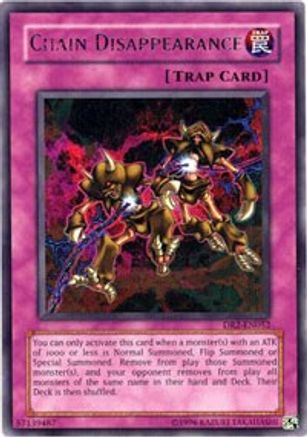 Chain Disappearance (DR2-EN052) - Dark Revelation Volume 2 Unlimited - Premium Yugioh Single from Konami - Just $0.70! Shop now at Game Crave Tournament Store