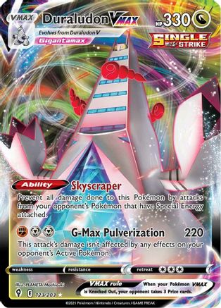 Duraludon VMAX 123/203 - Evolving Skies Holofoil - Premium Pokemon Single from Nintendo - Just $0.85! Shop now at Game Crave Tournament Store