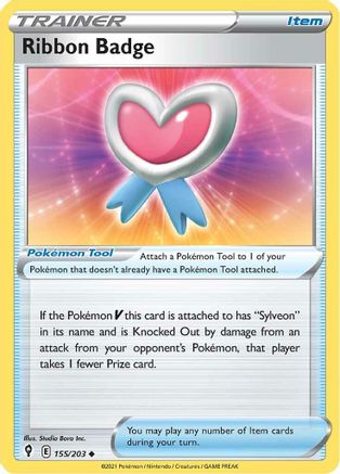 Ribbon Badge 155/203 - Evolving Skies - Premium Pokemon Single from Nintendo - Just $0.25! Shop now at Game Crave Tournament Store