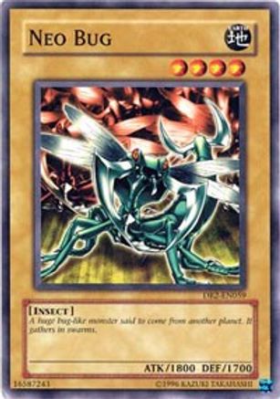 Neo Bug (DR2-EN059) - Dark Revelation Volume 2 Unlimited - Premium Yugioh Single from Konami - Just $0.32! Shop now at Game Crave Tournament Store
