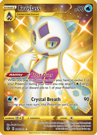 Froslass 226/203 - Evolving Skies Holofoil - Premium Pokemon Single from Nintendo - Just $2.90! Shop now at Game Crave Tournament Store