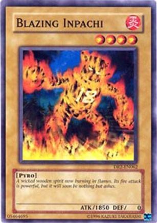 Blazing Inpachi (DR2-EN062) - Dark Revelation Volume 2 Unlimited - Premium Yugioh Single from Konami - Just $0.26! Shop now at Game Crave Tournament Store