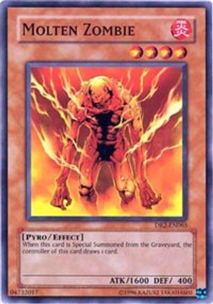 Molten Zombie (DR2-EN065) - Dark Revelation Volume 2 Unlimited - Premium Yugioh Single from Konami - Just $0.25! Shop now at Game Crave Tournament Store