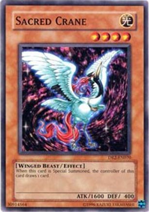 Sacred Crane (DR2-EN070) - Dark Revelation Volume 2 Unlimited - Premium Yugioh Single from Konami - Just $0.90! Shop now at Game Crave Tournament Store
