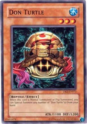 Don Turtle (DR2-EN072) - Dark Revelation Volume 2 Unlimited - Premium Yugioh Single from Konami - Just $0.25! Shop now at Game Crave Tournament Store