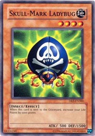 Skull-Mark Ladybug (DR2-EN080) - Dark Revelation Volume 2 Unlimited - Premium Yugioh Single from Konami - Just $0.11! Shop now at Game Crave Tournament Store