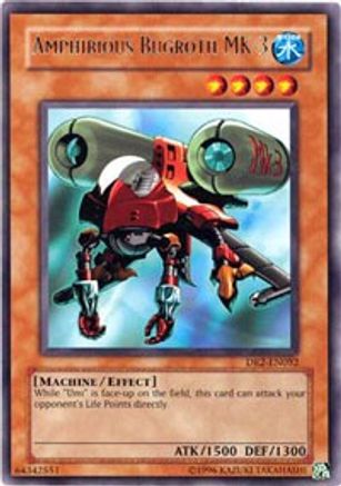 Amphibious Bugroth MK-3 (DR2-EN082) - Dark Revelation Volume 2 Unlimited - Premium Yugioh Single from Konami - Just $2.71! Shop now at Game Crave Tournament Store