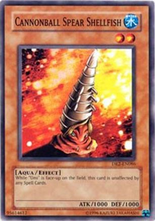 Cannonball Spear Shellfish (DR2-EN086) - Dark Revelation Volume 2 Unlimited - Premium Yugioh Single from Konami - Just $0.40! Shop now at Game Crave Tournament Store