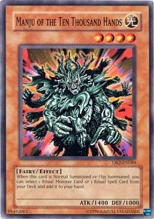 Manju of the Ten Thousand Hands (DR2-EN089) - Dark Revelation Volume 2 Unlimited - Premium Yugioh Single from Konami - Just $1.81! Shop now at Game Crave Tournament Store