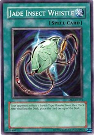 Jade Insect Whistle (DR2-EN101) - Dark Revelation Volume 2 Unlimited - Premium Yugioh Single from Konami - Just $0.25! Shop now at Game Crave Tournament Store