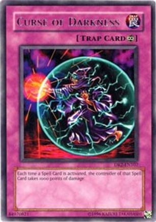 Curse of Darkness (DR2-EN107) - Dark Revelation Volume 2 Unlimited - Premium Yugioh Single from Konami - Just $0.53! Shop now at Game Crave Tournament Store