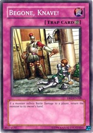 Begone, Knave! (DR2-EN108) - Dark Revelation Volume 2 Unlimited - Premium Yugioh Single from Konami - Just $0.25! Shop now at Game Crave Tournament Store