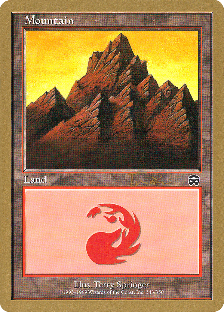 Mountain (WC01-JT343) - World Championship Decks 2001 - Premium MTG Single from Wizards of the Coast - Just $3.99! Shop now at Game Crave Tournament Store