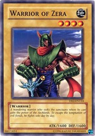 Warrior of Zera (DR2-EN114) - Dark Revelation Volume 2 Unlimited - Premium Yugioh Single from Konami - Just $0.83! Shop now at Game Crave Tournament Store