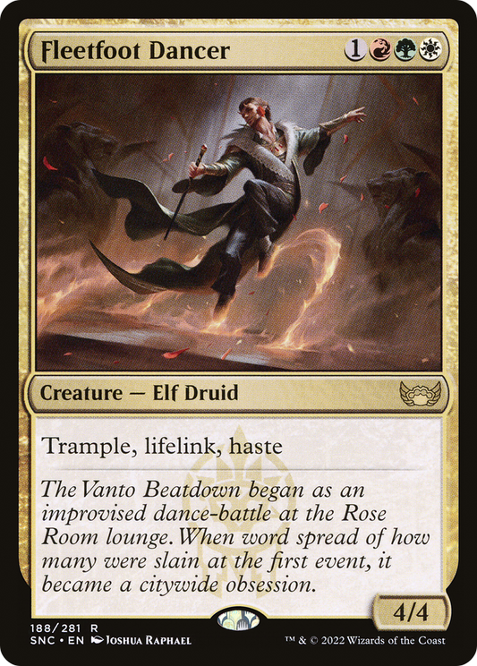 Fleetfoot Dancer (SNC-188) - Streets of New Capenna - Premium MTG Single from Wizards of the Coast - Just $0.08! Shop now at Game Crave Tournament Store