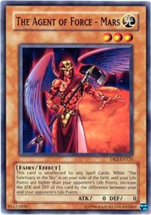 The Agent of Force - Mars (DR2-EN121) - Dark Revelation Volume 2 Unlimited - Premium Yugioh Single from Konami - Just $0.25! Shop now at Game Crave Tournament Store