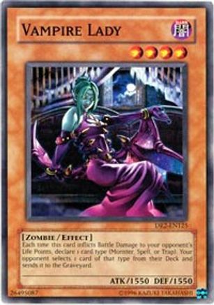 Vampire Lady (DR2-EN125) - Dark Revelation Volume 2 Unlimited - Premium Yugioh Single from Konami - Just $0.37! Shop now at Game Crave Tournament Store