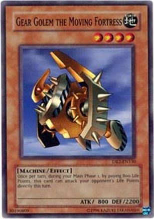 Gear Golem the Moving Fortress (DR2-EN130) - Dark Revelation Volume 2 Unlimited - Premium Yugioh Single from Konami - Just $0.91! Shop now at Game Crave Tournament Store