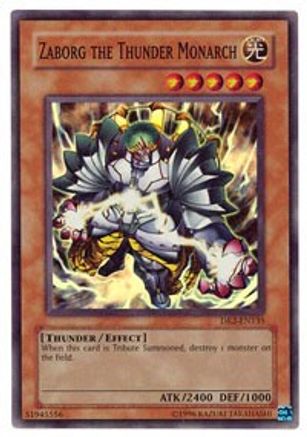 Zaborg the Thunder Monarch (DR2-EN135) - Dark Revelation Volume 2 Unlimited - Premium Yugioh Single from Konami - Just $13.27! Shop now at Game Crave Tournament Store