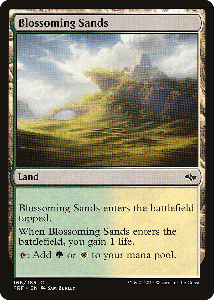 Blossoming Sands (FRF-166) - Fate Reforged Foil - Premium MTG Single from Wizards of the Coast - Just $0.25! Shop now at Game Crave Tournament Store