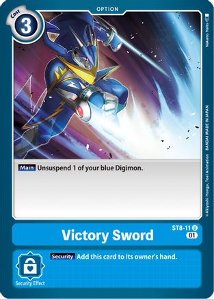 Victory Sword (ST8-11) - Starter Deck 08: Ulforce Veedramon - Premium Digimon Single from Bandai - Just $0.25! Shop now at Game Crave Tournament Store