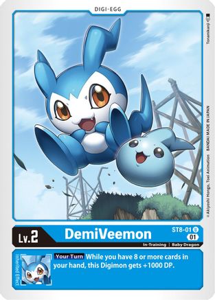 DemiVeemon (ST8-01) - Starter Deck 08: Ulforce Veedramon - Premium Digimon Single from Bandai - Just $0.08! Shop now at Game Crave Tournament Store