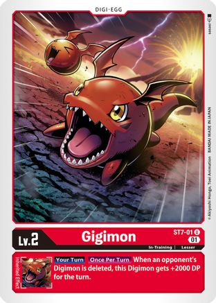 Gigimon (ST7-01) - Starter Deck 07: Gallantmon - Premium Digimon Single from Bandai - Just $0.08! Shop now at Game Crave Tournament Store