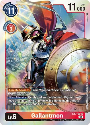 Gallantmon (ST7-09) - Starter Deck 07: Gallantmon Foil - Premium Digimon Single from Bandai - Just $0.27! Shop now at Game Crave Tournament Store