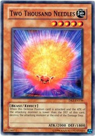 Two Thousand Needles (DR2-EN139) - Dark Revelation Volume 2 Unlimited - Premium Yugioh Single from Konami - Just $0.24! Shop now at Game Crave Tournament Store