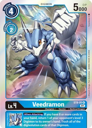 Veedramon (ST8-05) - Starter Deck 08: Ulforce Veedramon Foil - Premium Digimon Single from Bandai - Just $0.25! Shop now at Game Crave Tournament Store