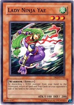 Lady Ninja Yae (DR2-EN142) - Dark Revelation Volume 2 Unlimited - Premium Yugioh Single from Konami - Just $2.27! Shop now at Game Crave Tournament Store