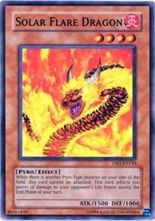 Solar Flare Dragon (DR2-EN144) - Dark Revelation Volume 2 Unlimited - Premium Yugioh Single from Konami - Just $0.58! Shop now at Game Crave Tournament Store