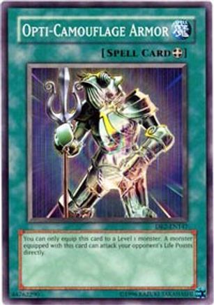 Opti-Camouflage Armor (DR2-EN147) - Dark Revelation Volume 2 Unlimited - Premium Yugioh Single from Konami - Just $2.69! Shop now at Game Crave Tournament Store