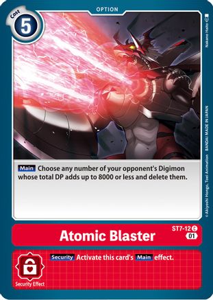 Atomic Blaster (ST7-12) - Starter Deck 07: Gallantmon - Premium Digimon Single from Bandai - Just $0.25! Shop now at Game Crave Tournament Store