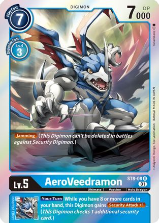 AeroVeedramon (ST8-08) - Starter Deck 08: Ulforce Veedramon Foil - Premium Digimon Single from Bandai - Just $0.08! Shop now at Game Crave Tournament Store