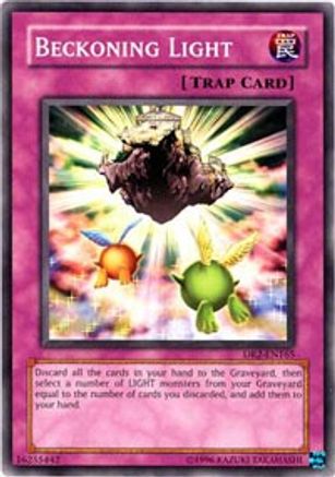 Beckoning Light (DR2-EN165) - Dark Revelation Volume 2 Unlimited - Premium Yugioh Single from Konami - Just $0.25! Shop now at Game Crave Tournament Store