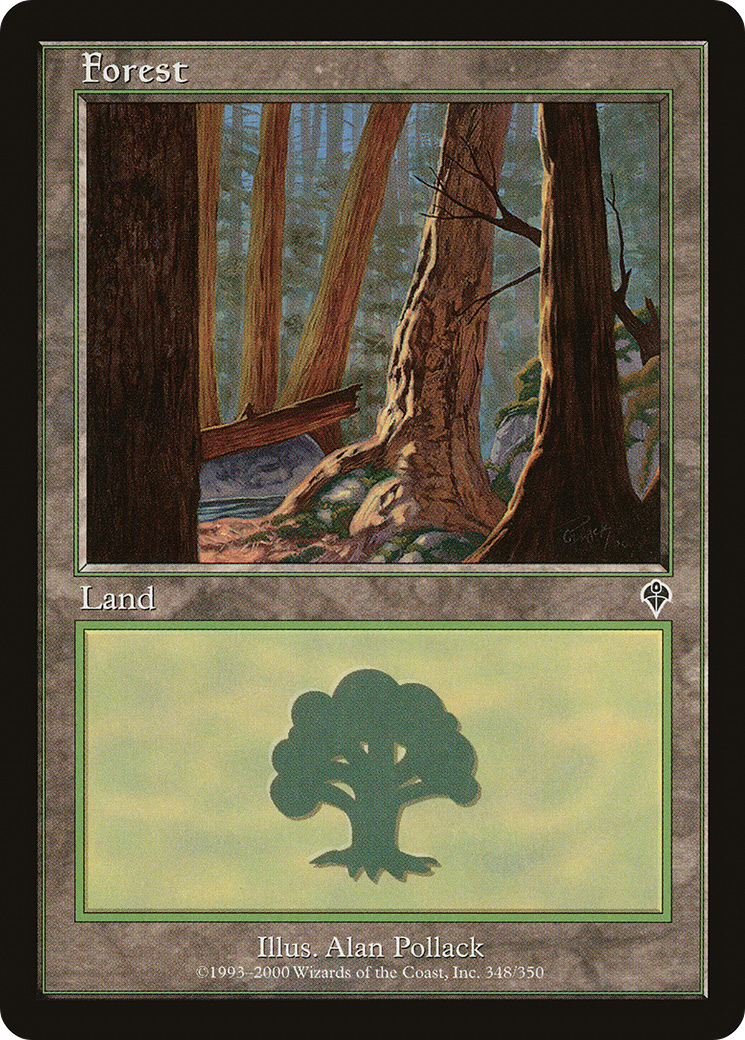 Forest (INV-348) - Invasion - Premium MTG Single from Wizards of the Coast - Just $0.08! Shop now at Game Crave Tournament Store