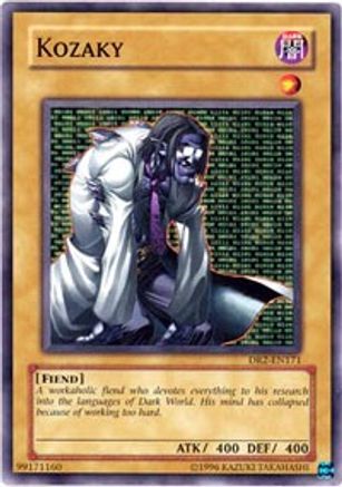 Kozaky (DR2-EN171) - Dark Revelation Volume 2 Unlimited - Premium Yugioh Single from Konami - Just $0.58! Shop now at Game Crave Tournament Store