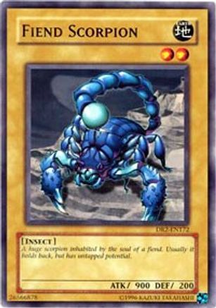 Fiend Scorpion (DR2-EN172) - Dark Revelation Volume 2 Unlimited - Premium Yugioh Single from Konami - Just $0.25! Shop now at Game Crave Tournament Store