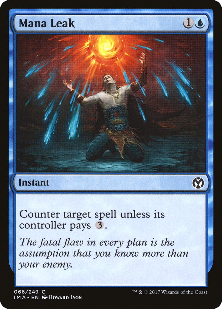 Mana Leak (IMA-066) - Iconic Masters - Premium MTG Single from Wizards of the Coast - Just $0.08! Shop now at Game Crave Tournament Store
