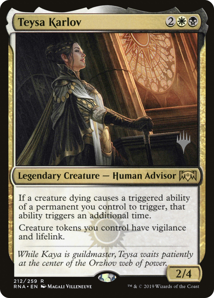Teysa Karlov (PRNA-212P) - Ravnica Allegiance Promos - Premium MTG Single from Wizards of the Coast - Just $1.13! Shop now at Game Crave Tournament Store