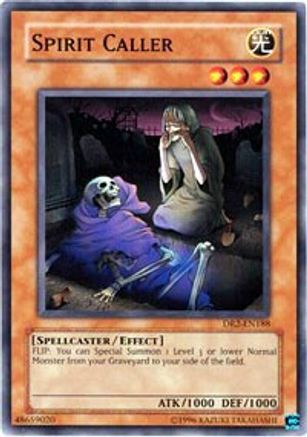 Spirit Caller (DR2-EN188) - Dark Revelation Volume 2 Unlimited - Premium Yugioh Single from Konami - Just $0.25! Shop now at Game Crave Tournament Store